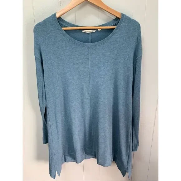 Soft Surroundings Live Soft Drop Shoulder Tunic Pullover Size XS - Picture 2 of 8